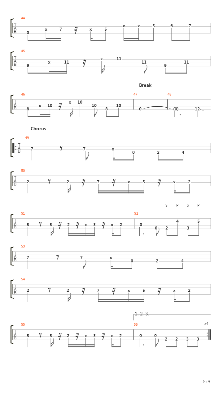 Rio吉他谱