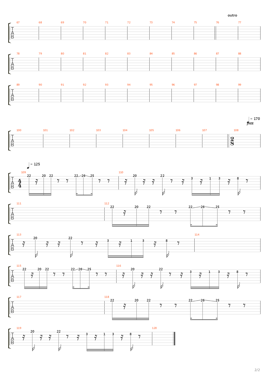 The Jester吉他谱