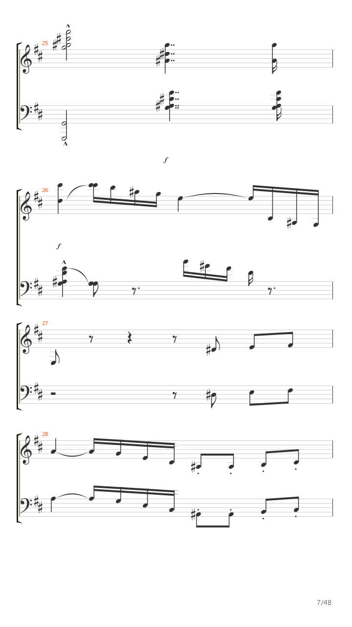 Piano-Sonata-In-B-Minor-S-178-1854吉他谱