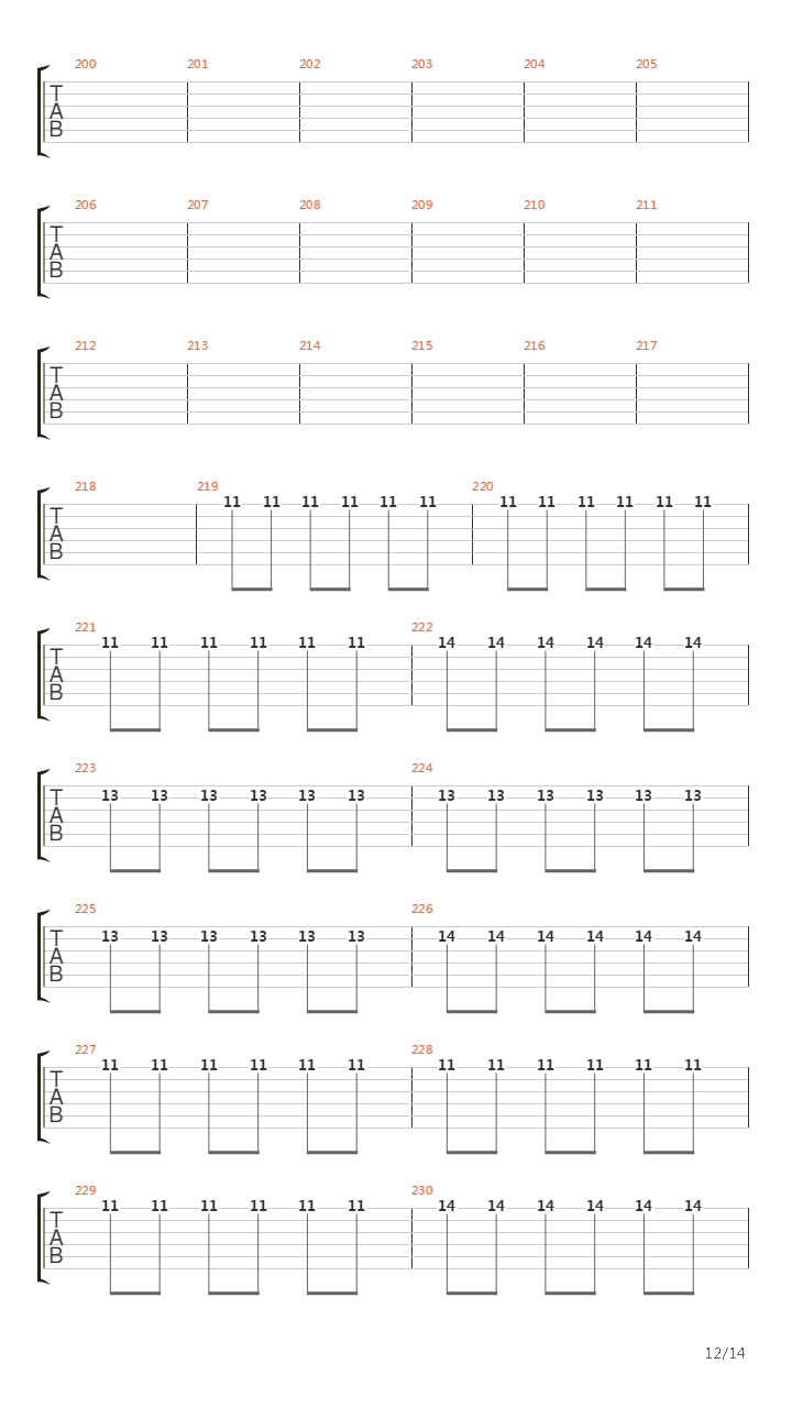 Vectors吉他谱