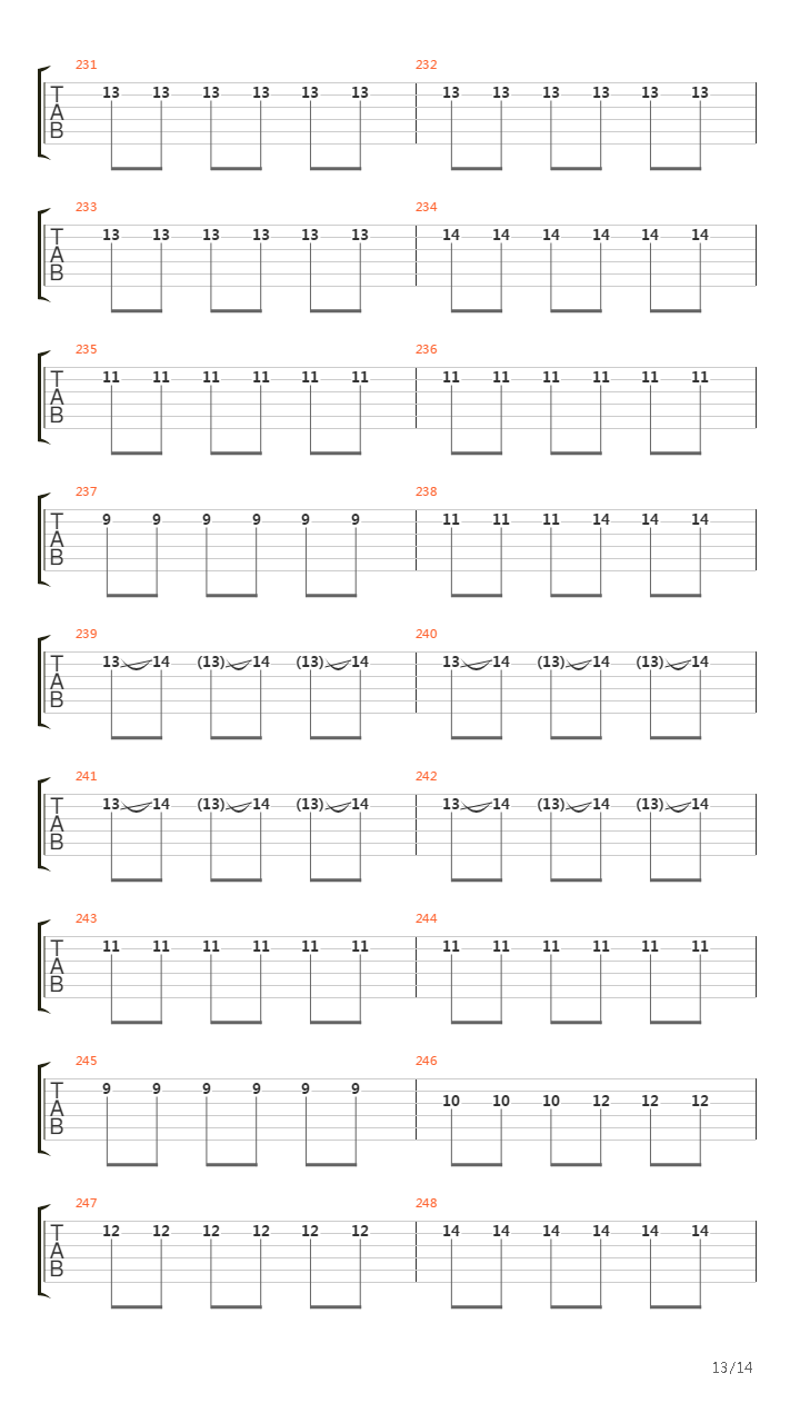 Vectors吉他谱
