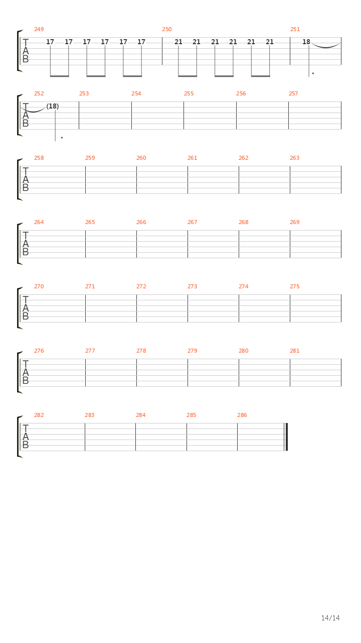 Vectors吉他谱