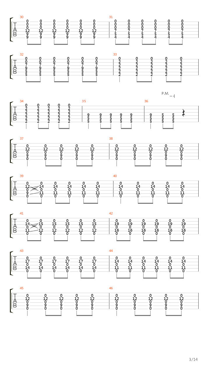 Vectors吉他谱