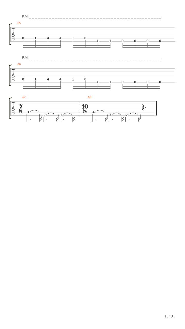 Golgotha吉他谱