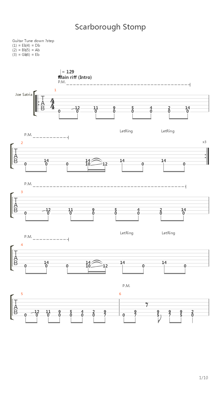 Scarborough Stomp吉他谱