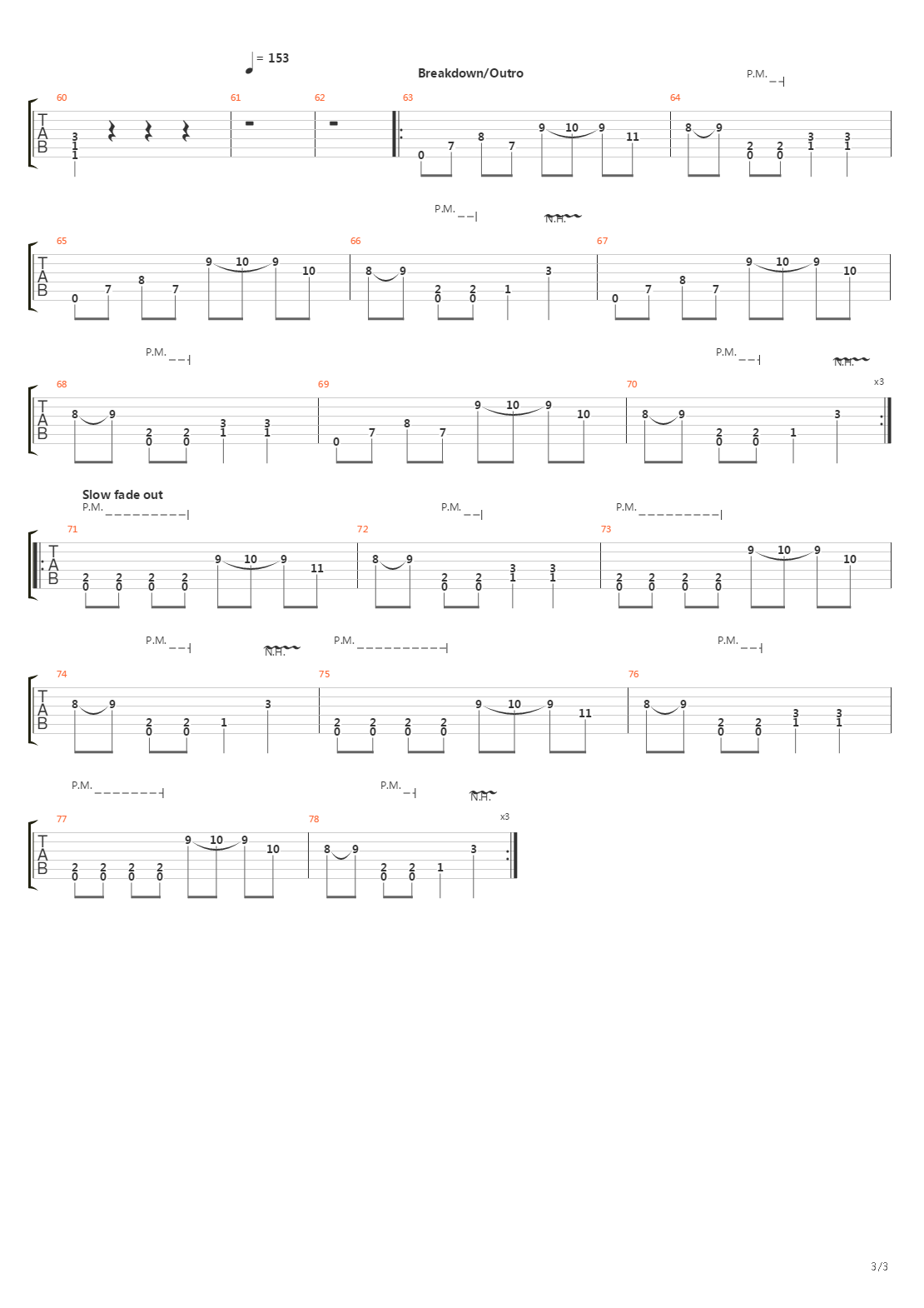 Fatal Anoxia吉他谱