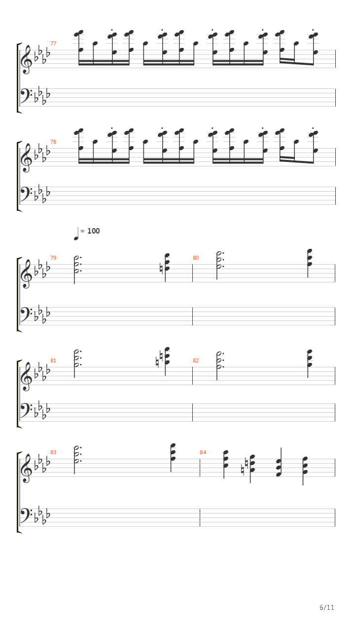 Tarkus Part Vii - Aquatarkus吉他谱