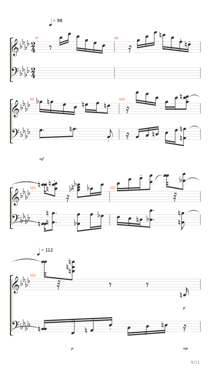 Tarkus Part Vii - Aquatarkus吉他谱