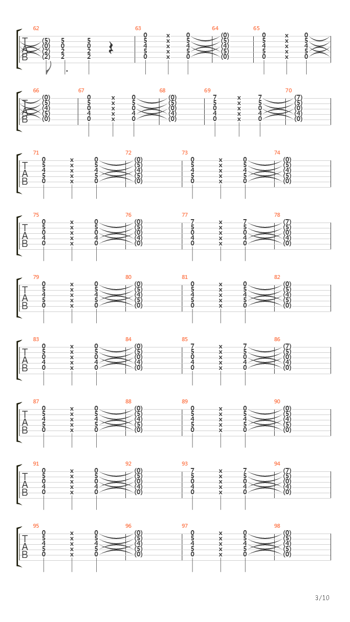 The Same吉他谱