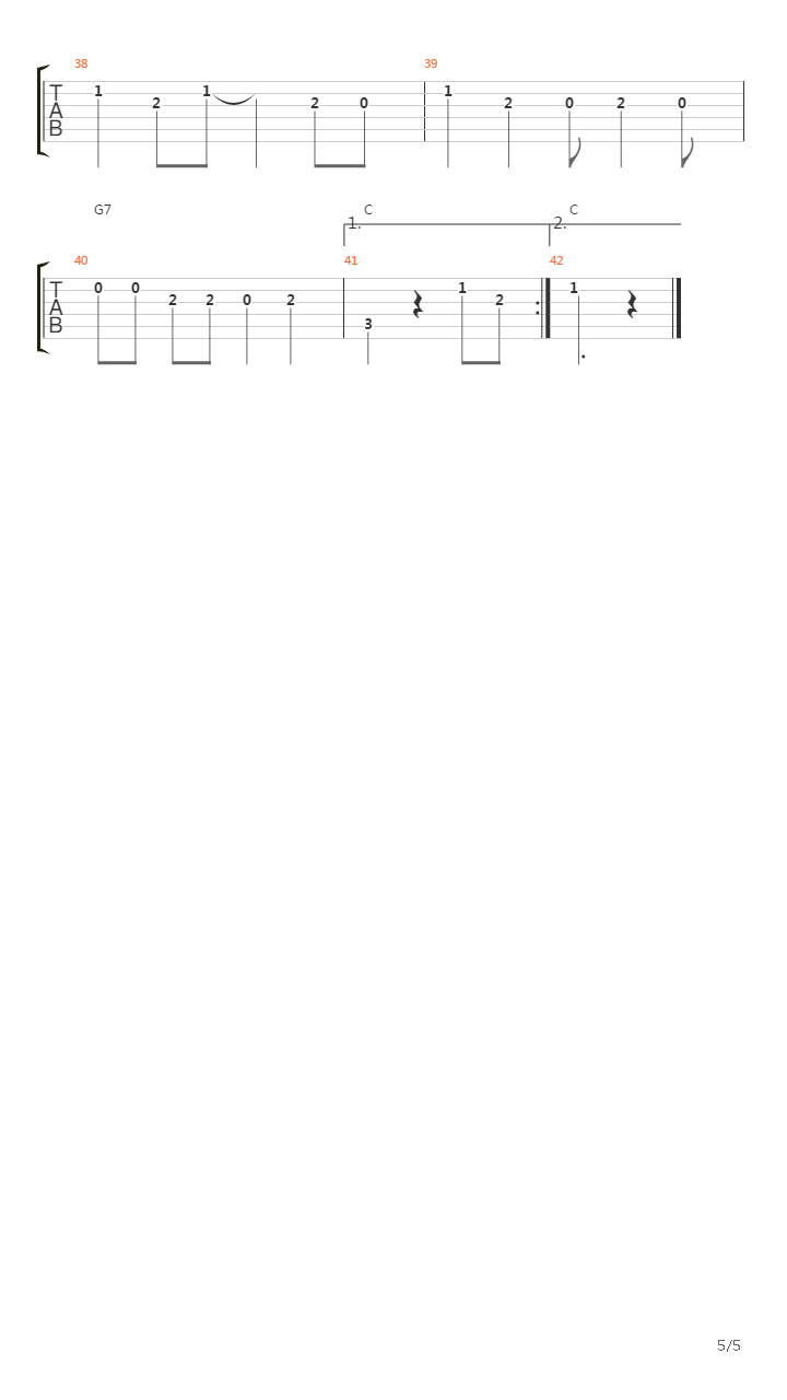 Jug Band Music吉他谱