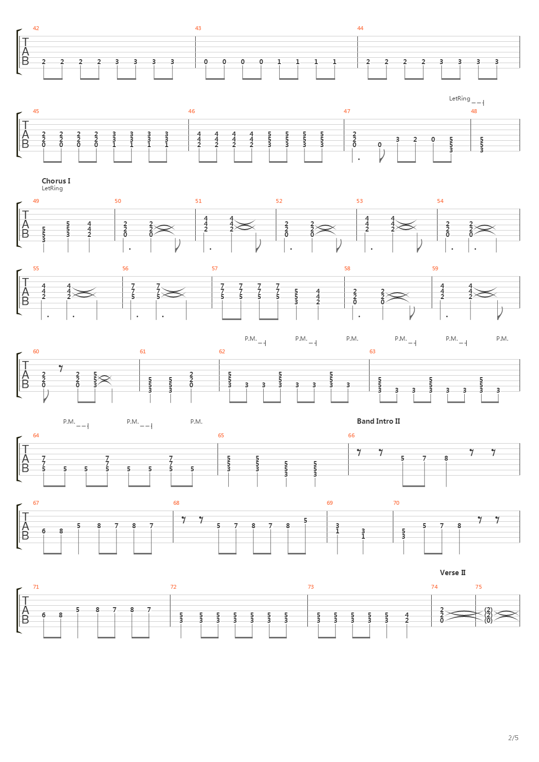 Alpenglow吉他谱