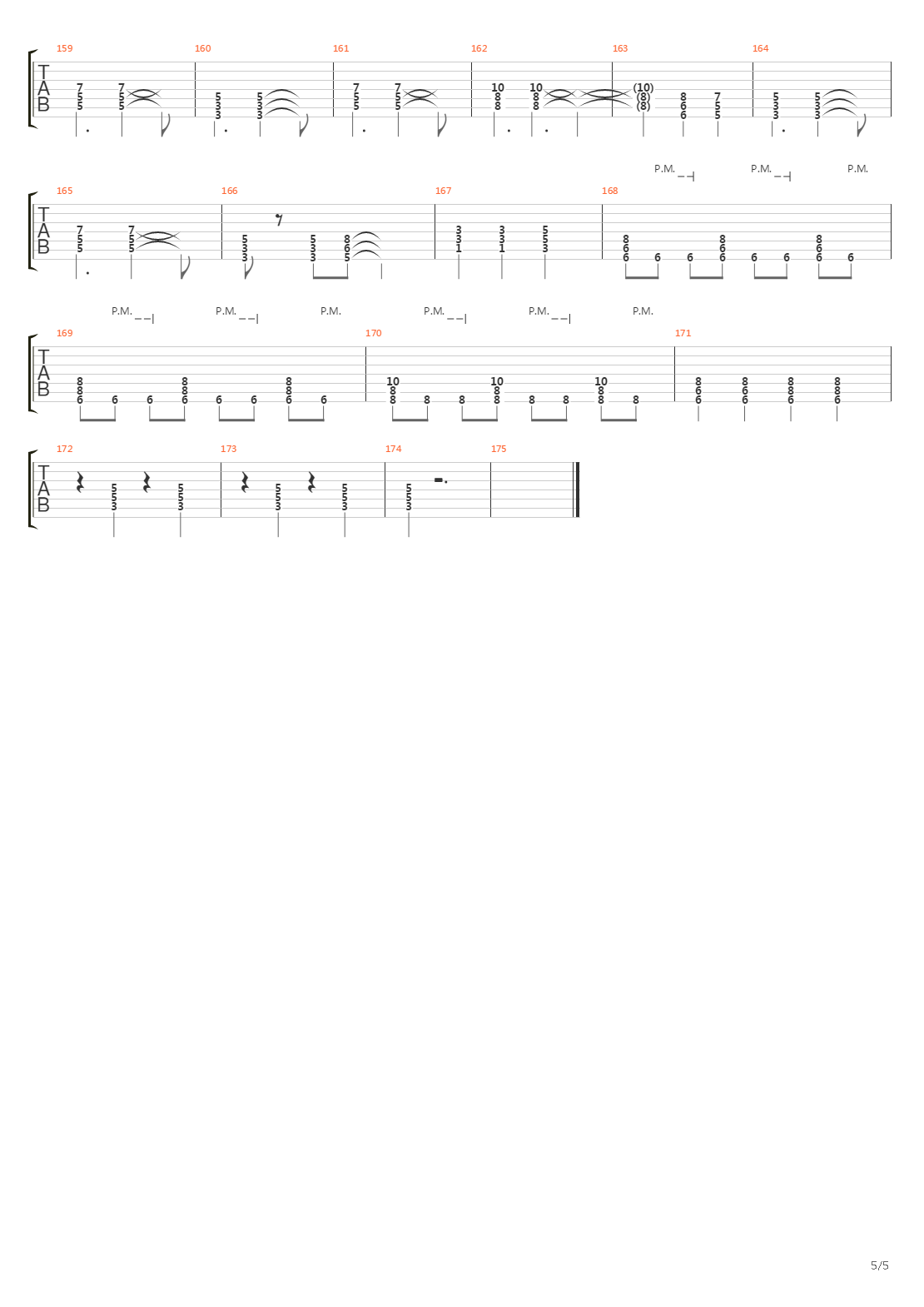 Alpenglow吉他谱