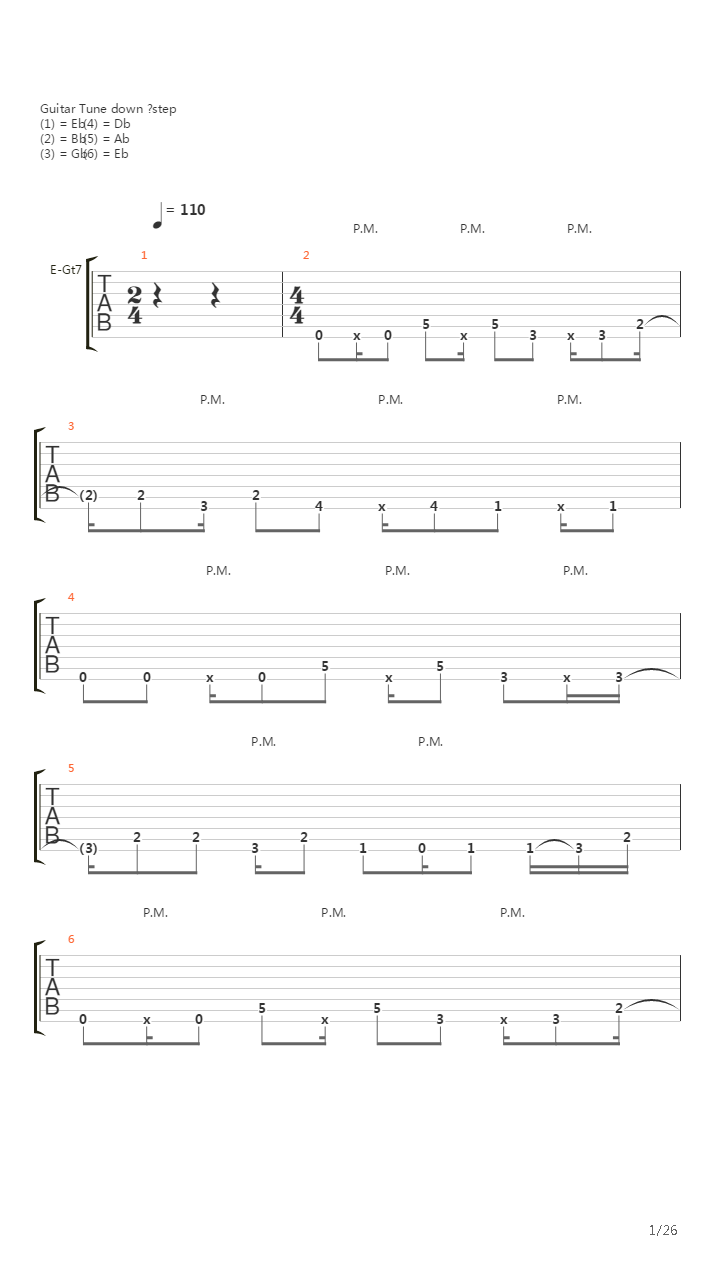 Zero吉他谱