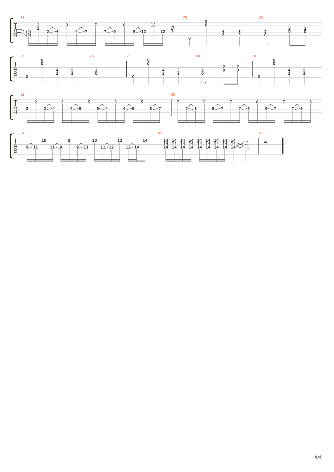 City To City吉他谱