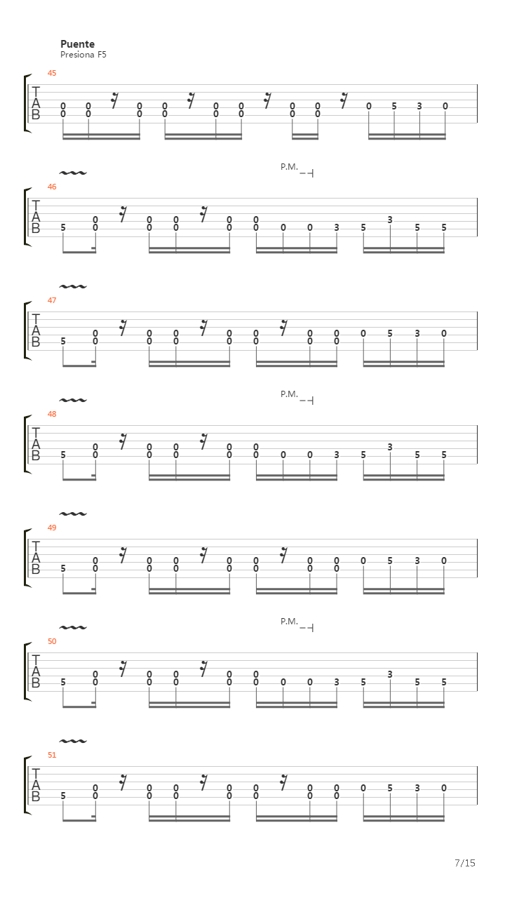 Mientes吉他谱