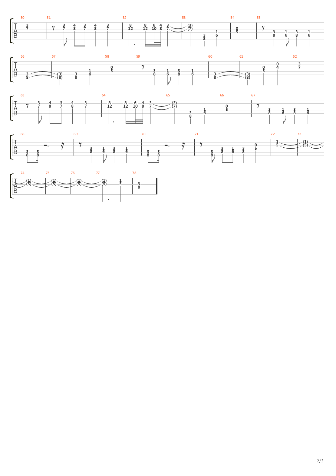 One Step Beyond吉他谱