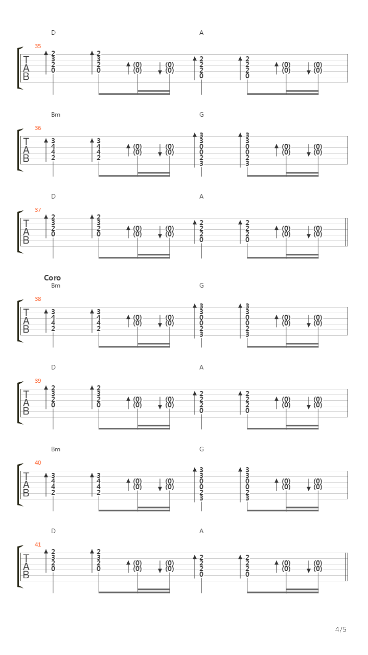 El Hada Y La Luna吉他谱