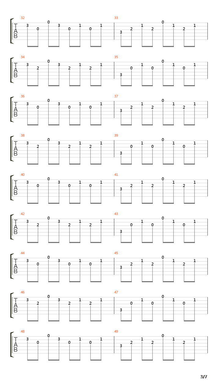 Obstacles吉他谱