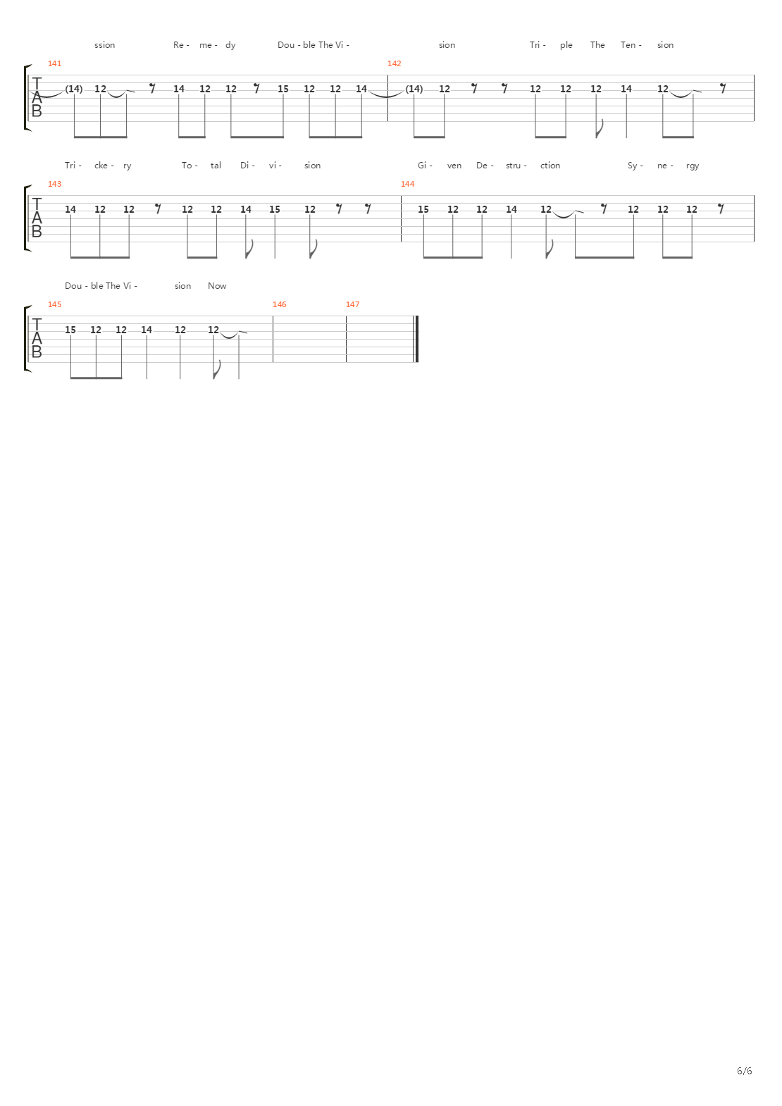 Utopia吉他谱