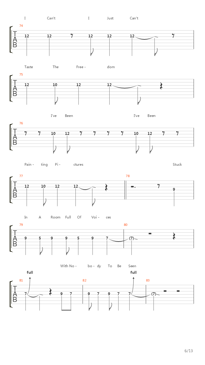 Utopia吉他谱