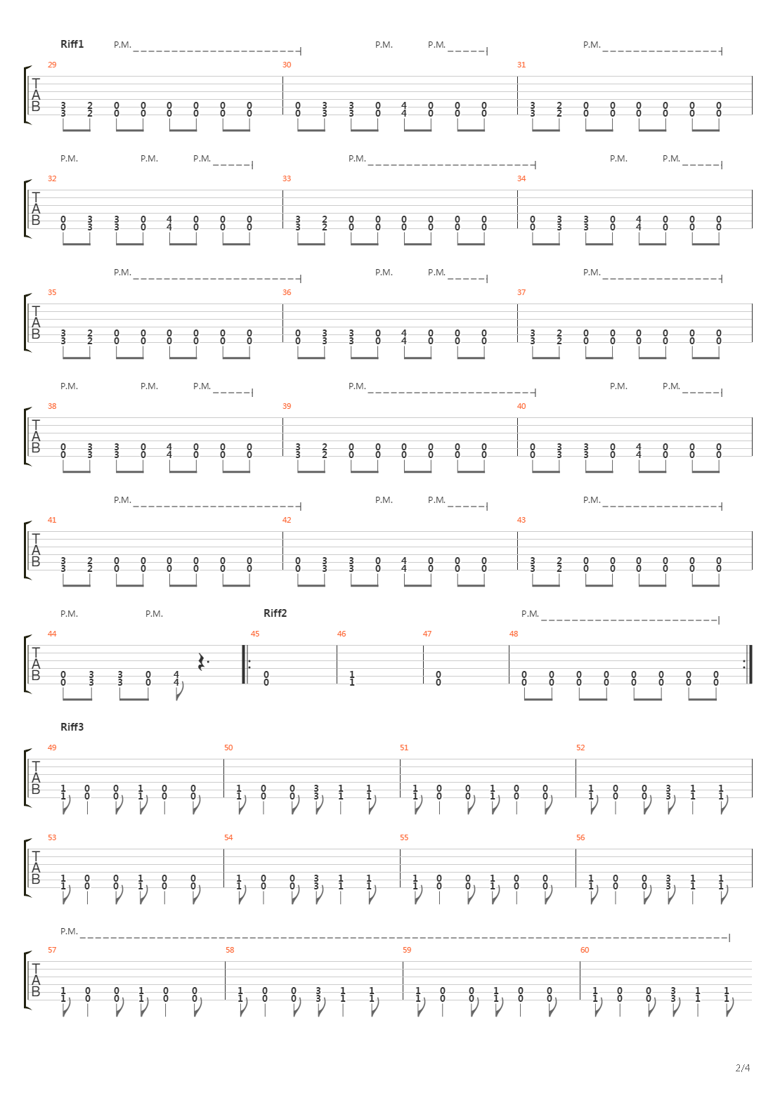 Burn吉他谱