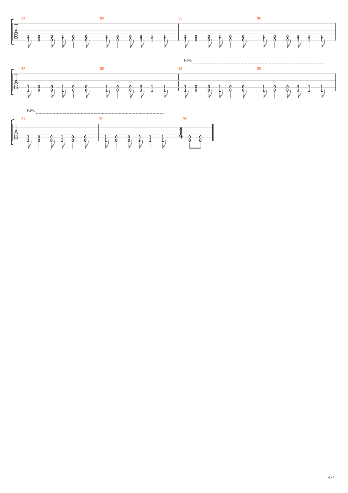 Burn吉他谱