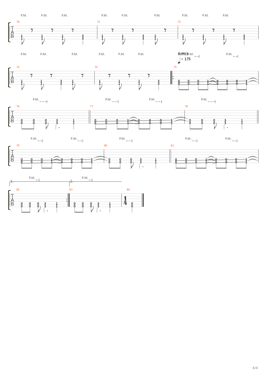 Method吉他谱