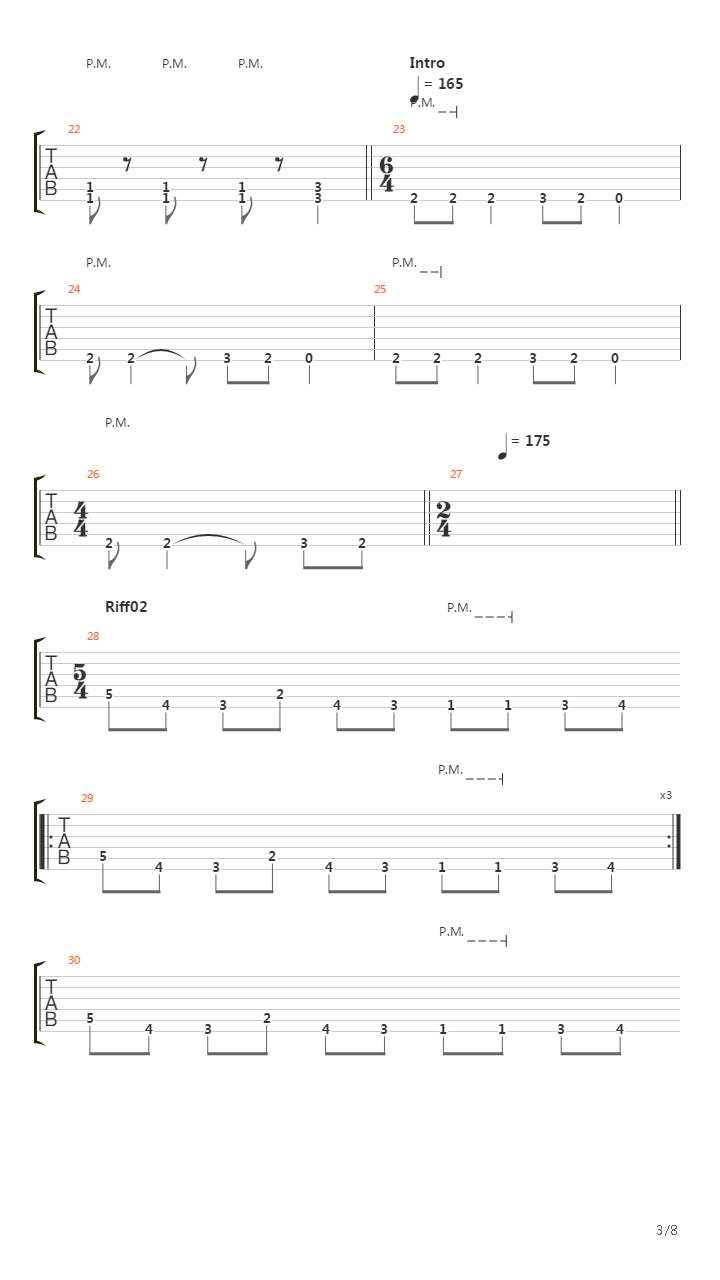 Method吉他谱