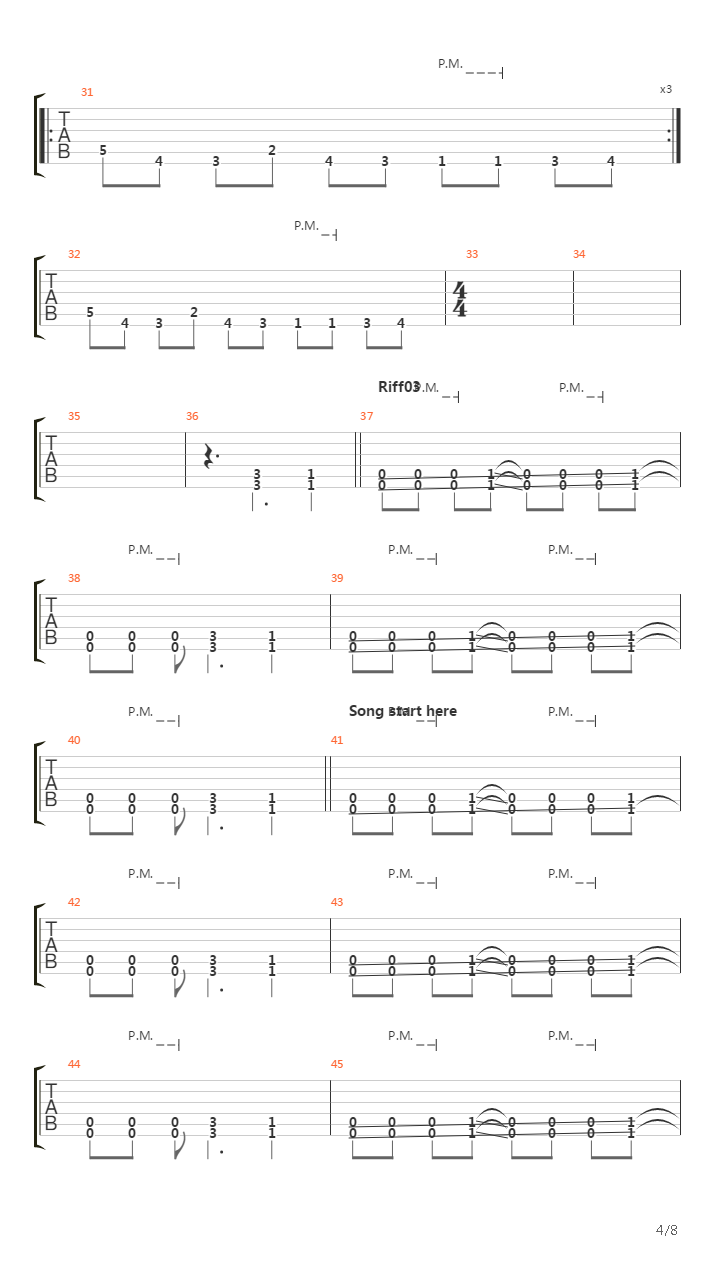 Method吉他谱