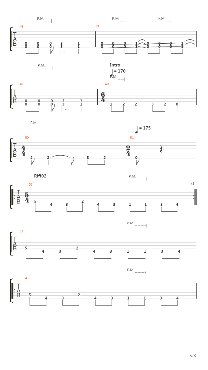 Method吉他谱