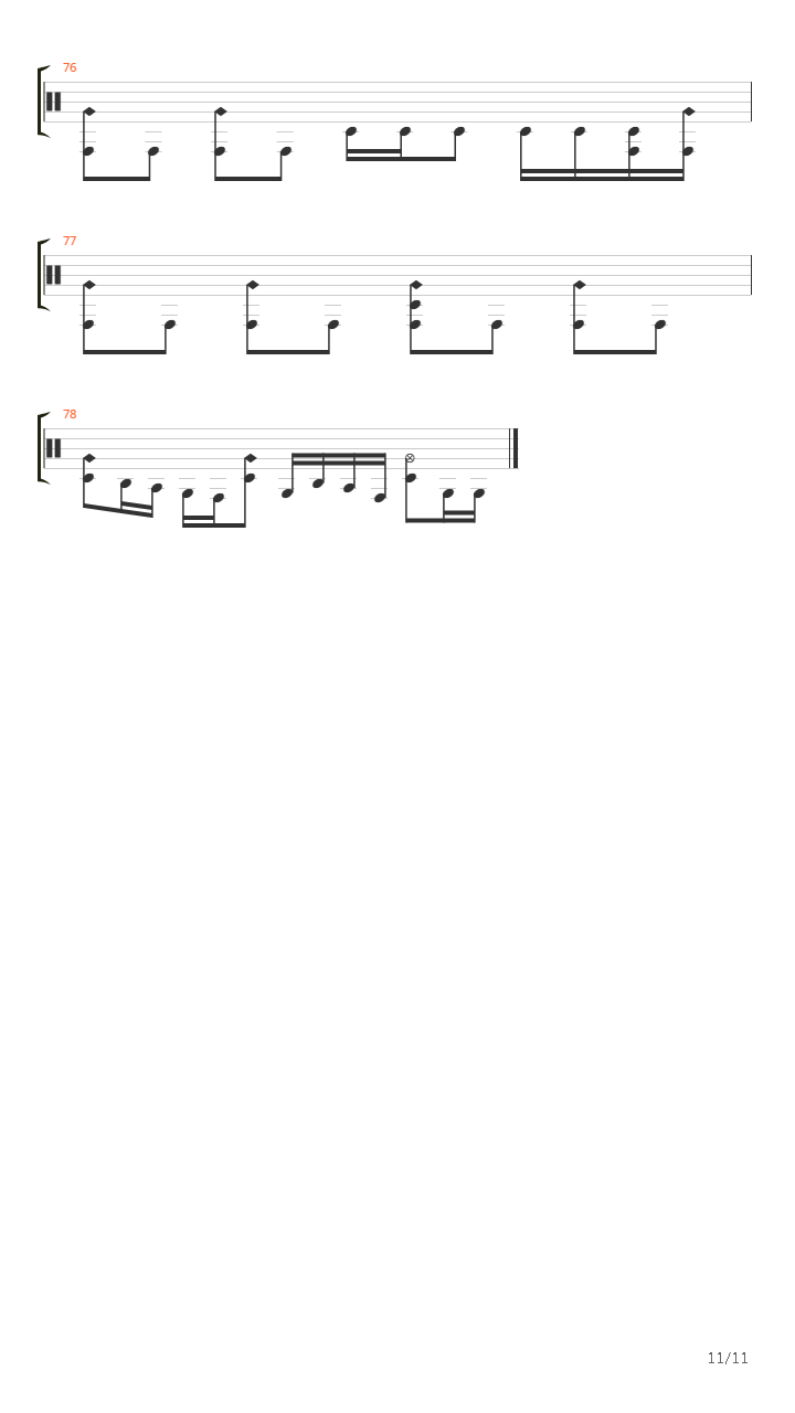 Supernova Drums吉他谱