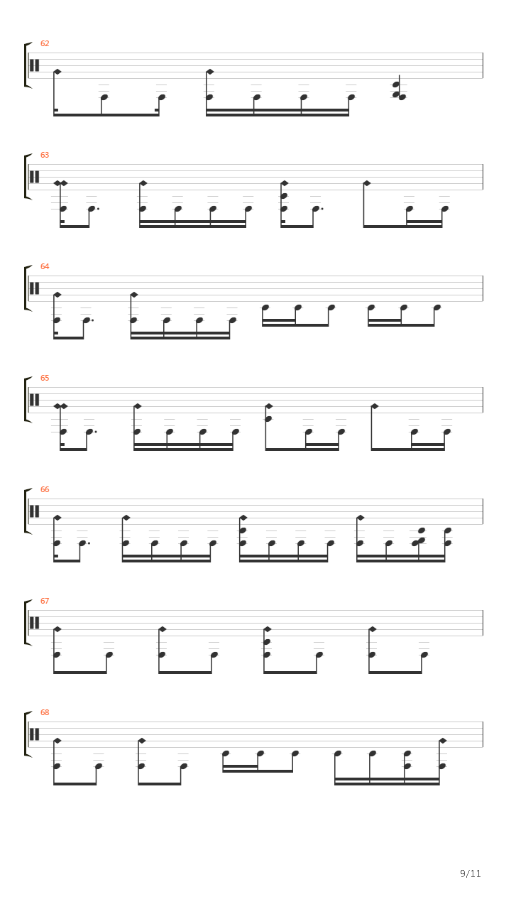 Supernova Drums吉他谱