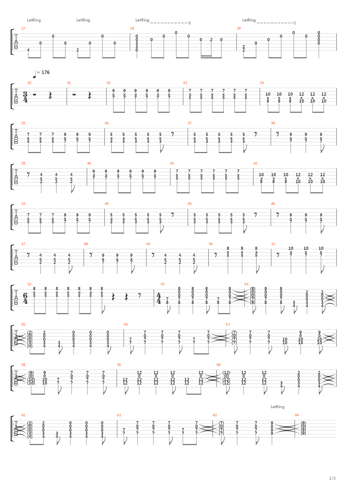 Boxcar吉他谱