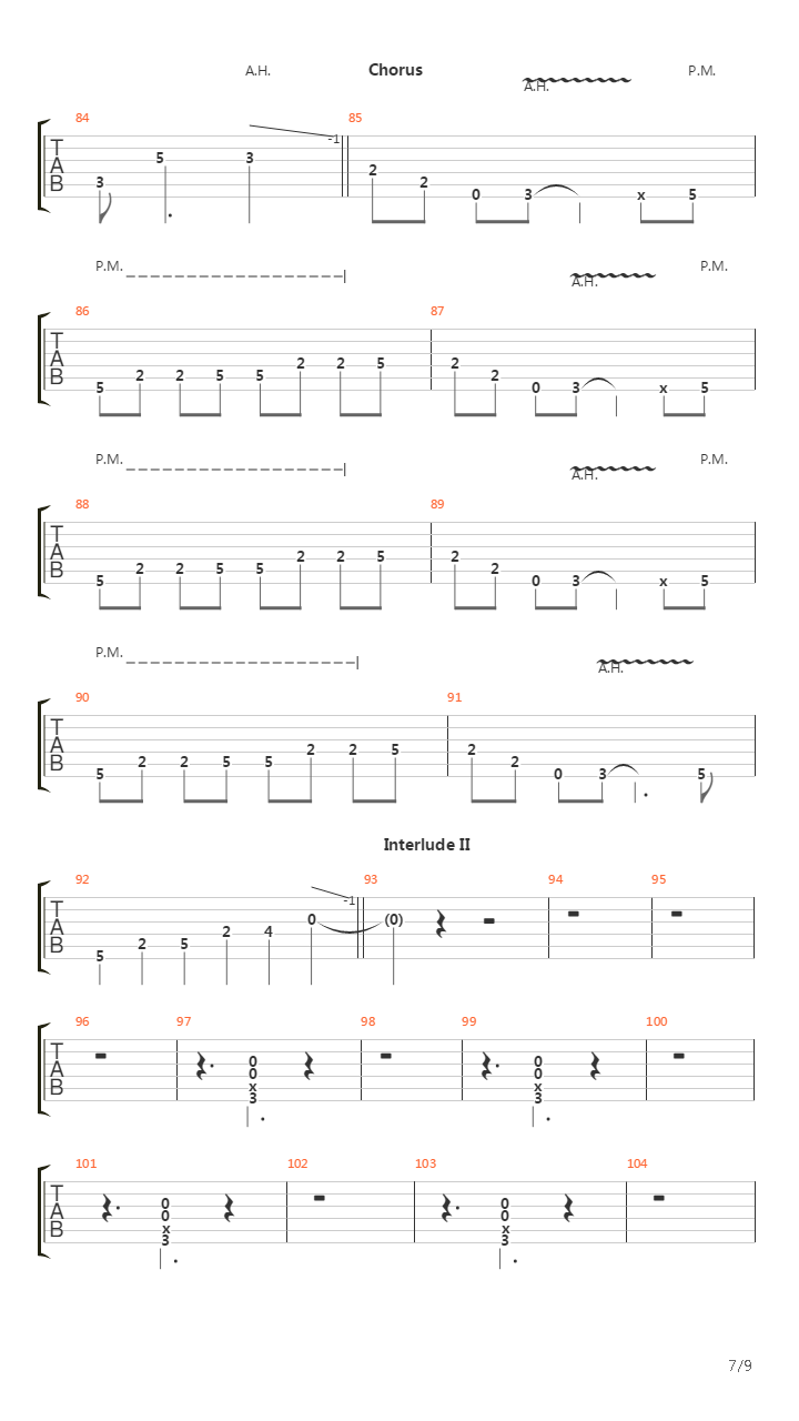 Carmen吉他谱