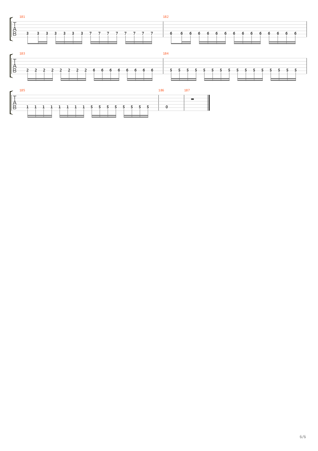 Araban吉他谱