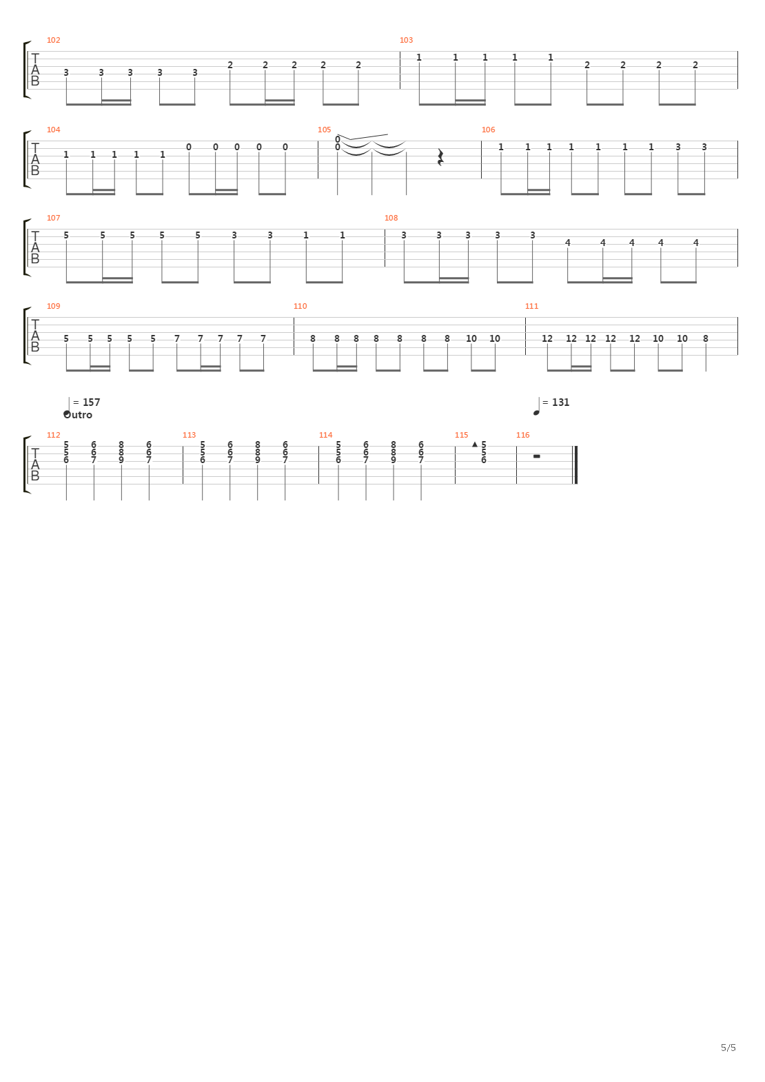 Jaa Rabbi吉他谱