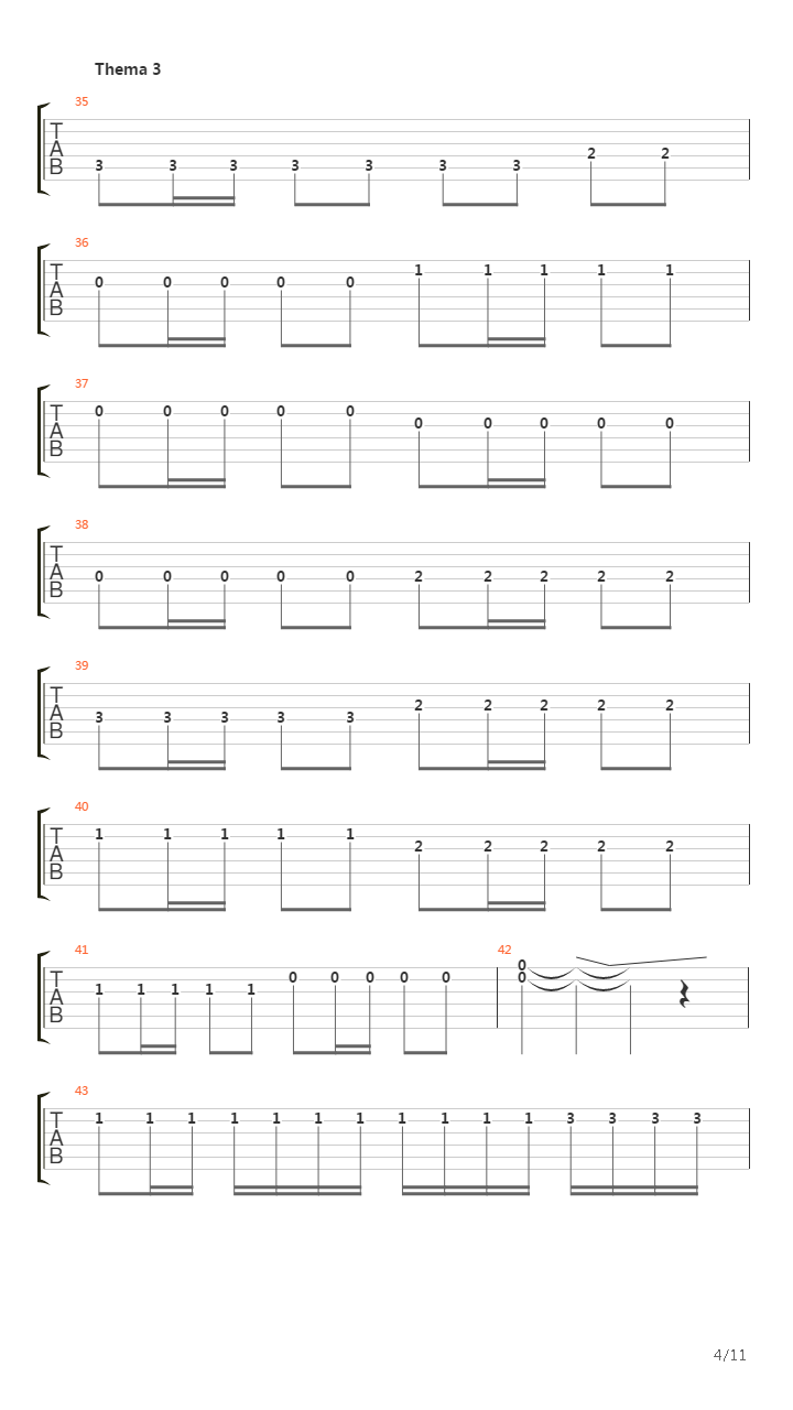 Jaa Rabbi吉他谱