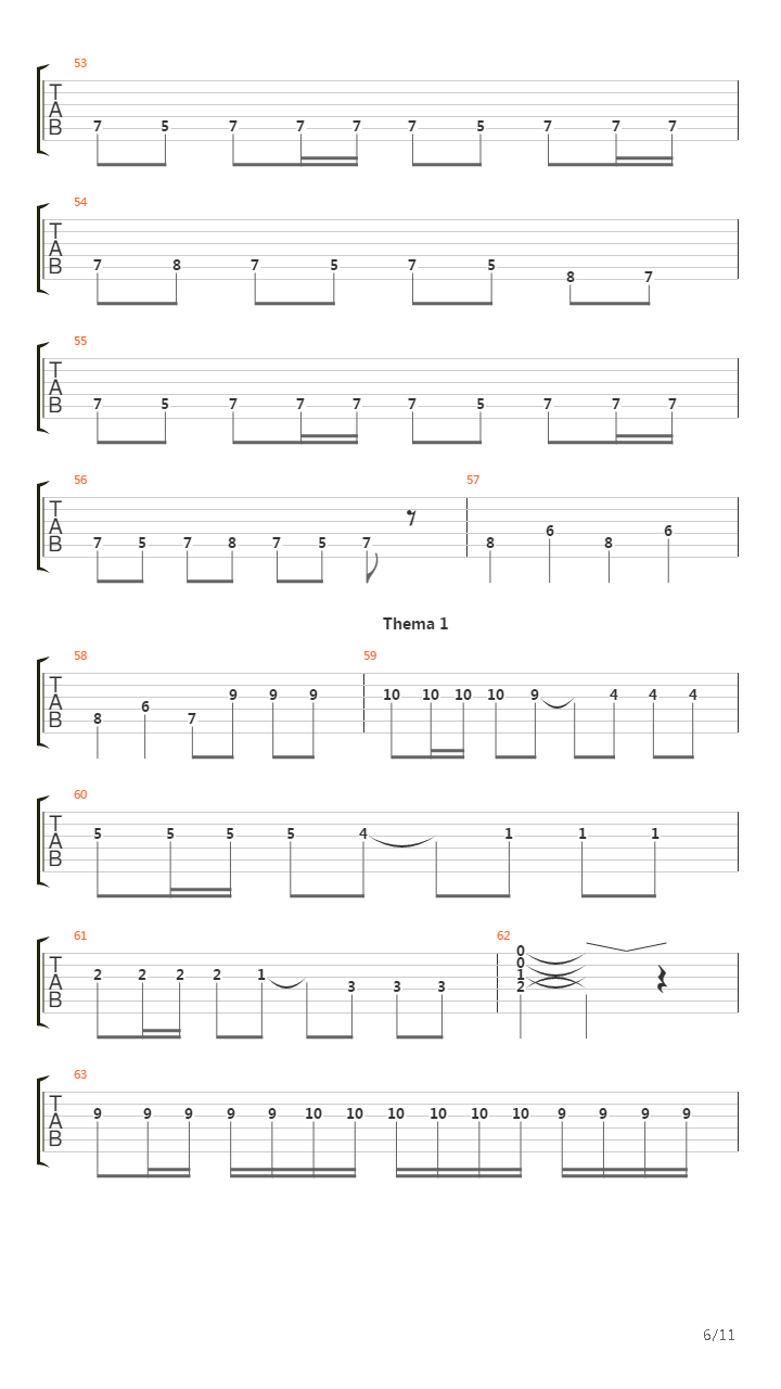 Jaa Rabbi吉他谱