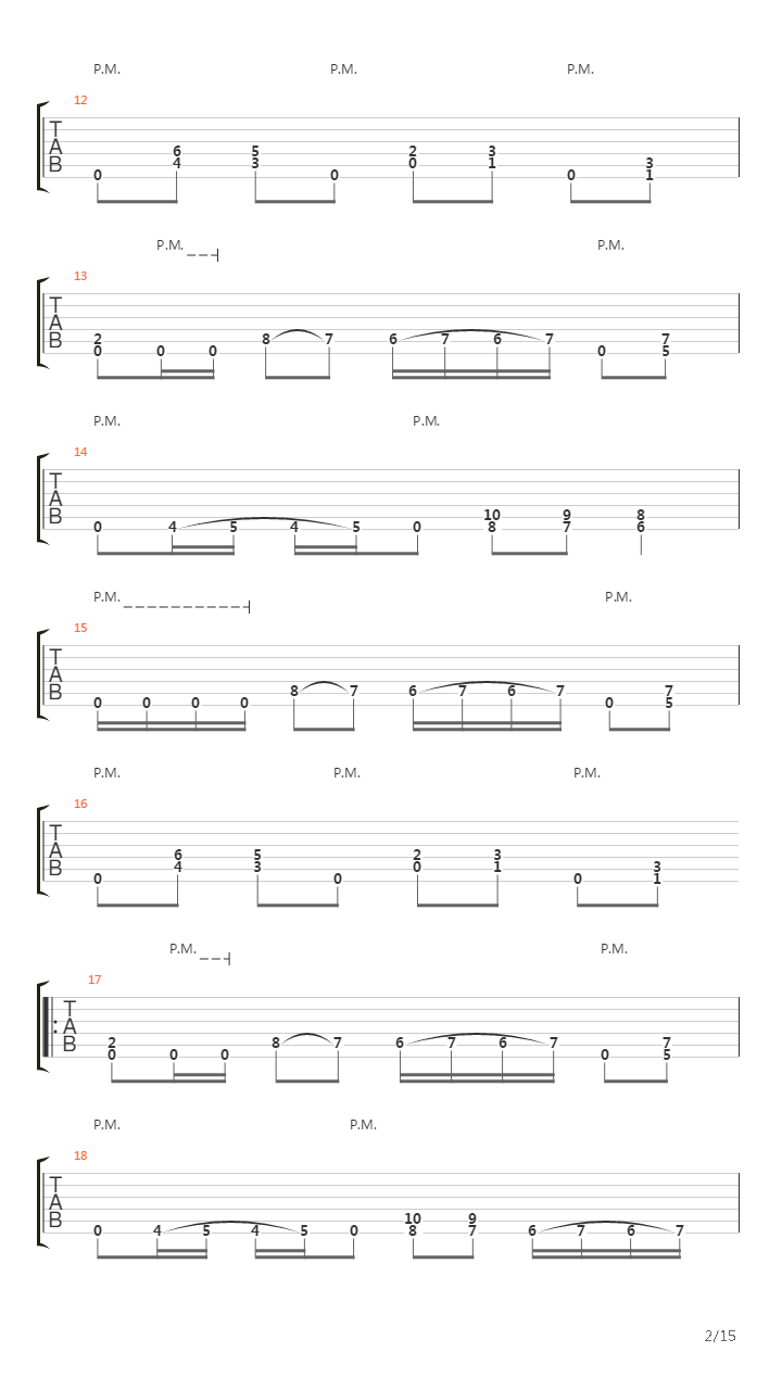 The Final Massacre吉他谱