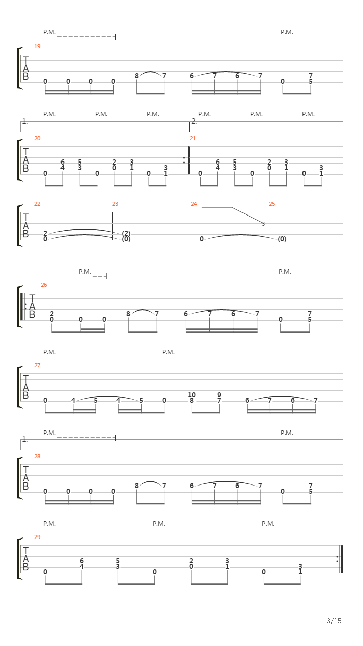 The Final Massacre吉他谱