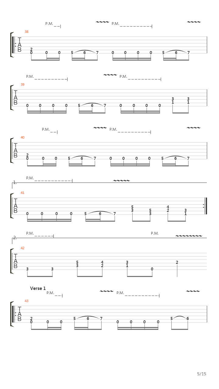 The Final Massacre吉他谱