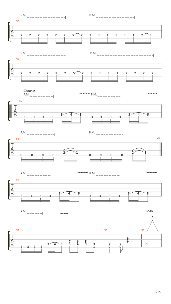 The Final Massacre吉他谱