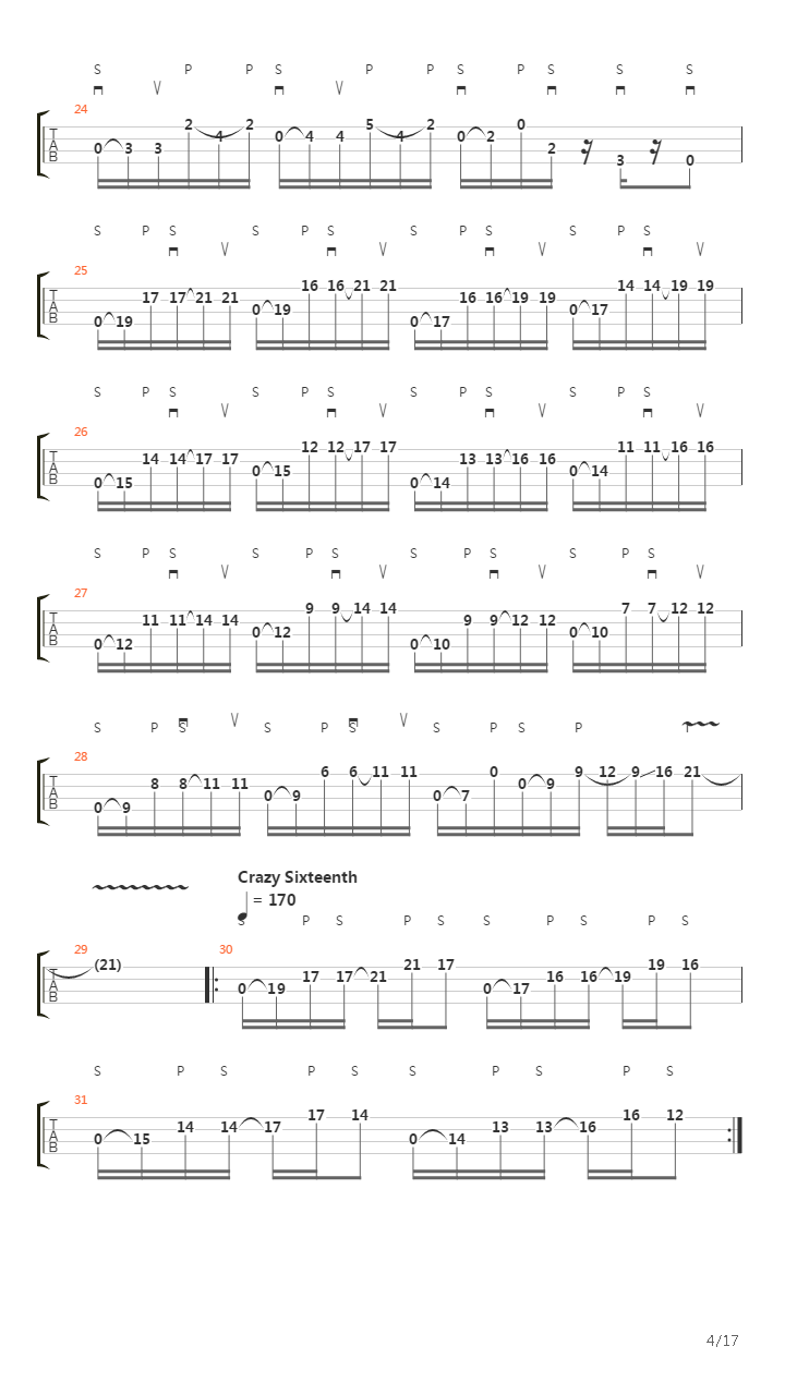 Classical Thump吉他谱