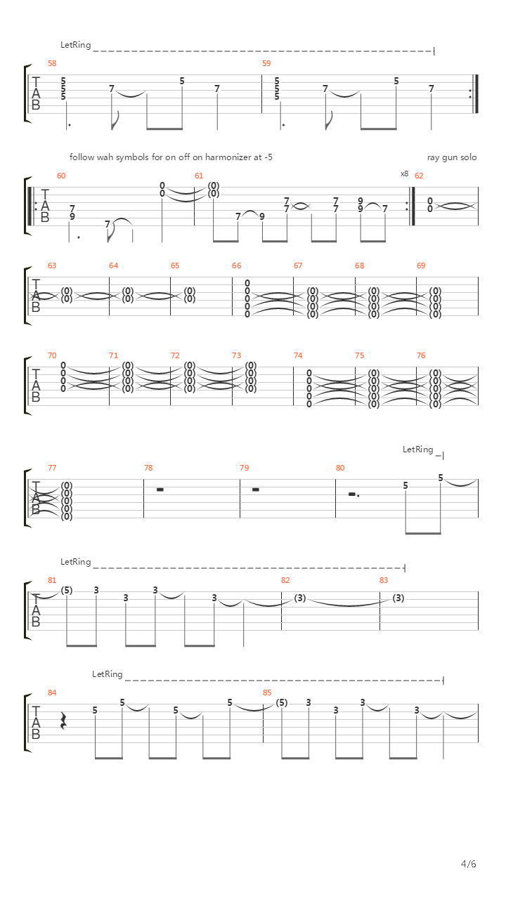 Wrong-Way Street吉他谱