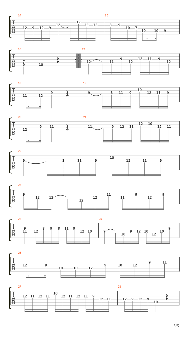 Piano Sonata No 16 - Andante吉他谱