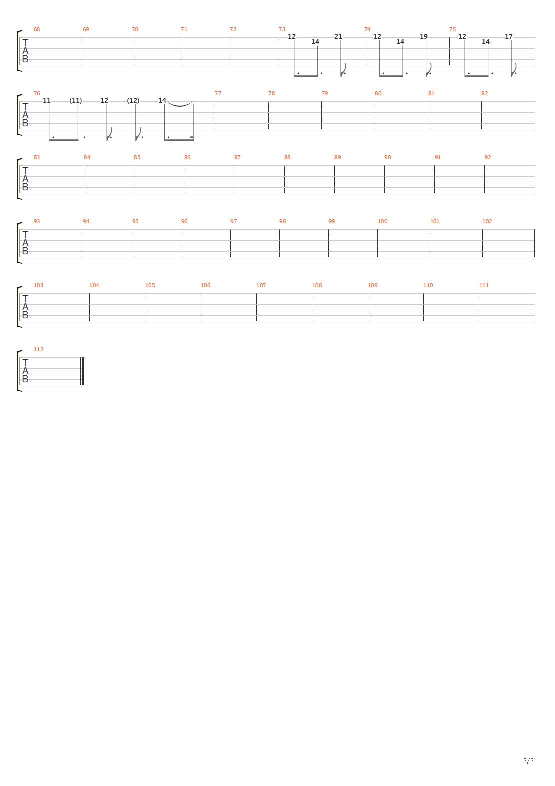 Cevapsiz Sorular吉他谱