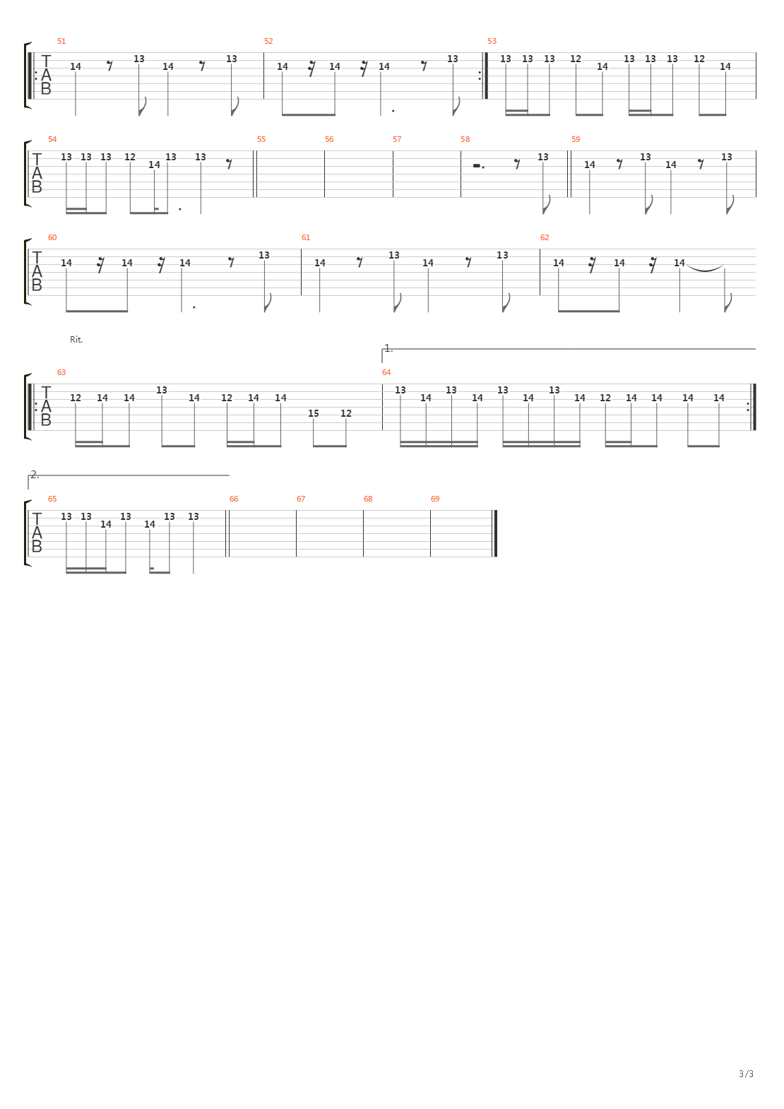 Sotto Bombardamento吉他谱