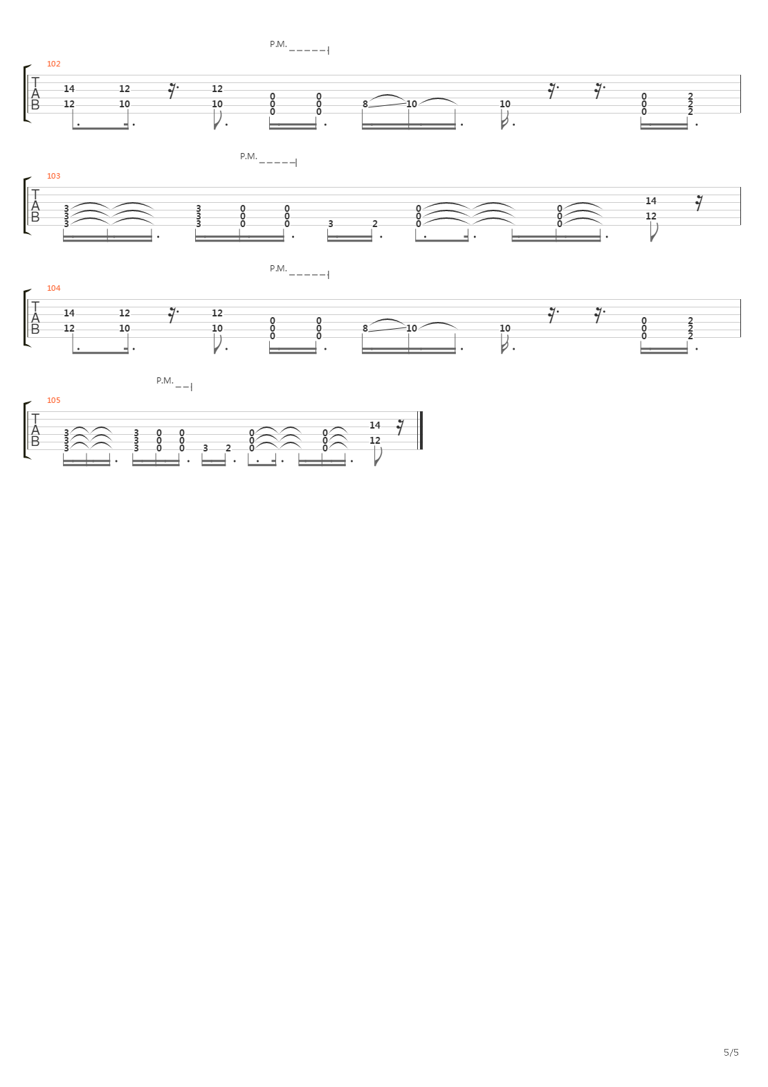 Proof吉他谱