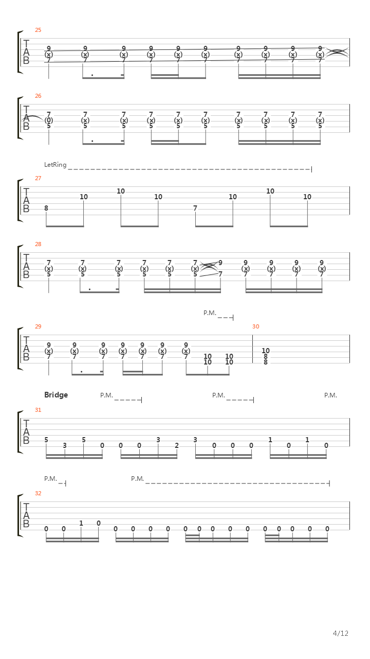 So Youre Afraid吉他谱