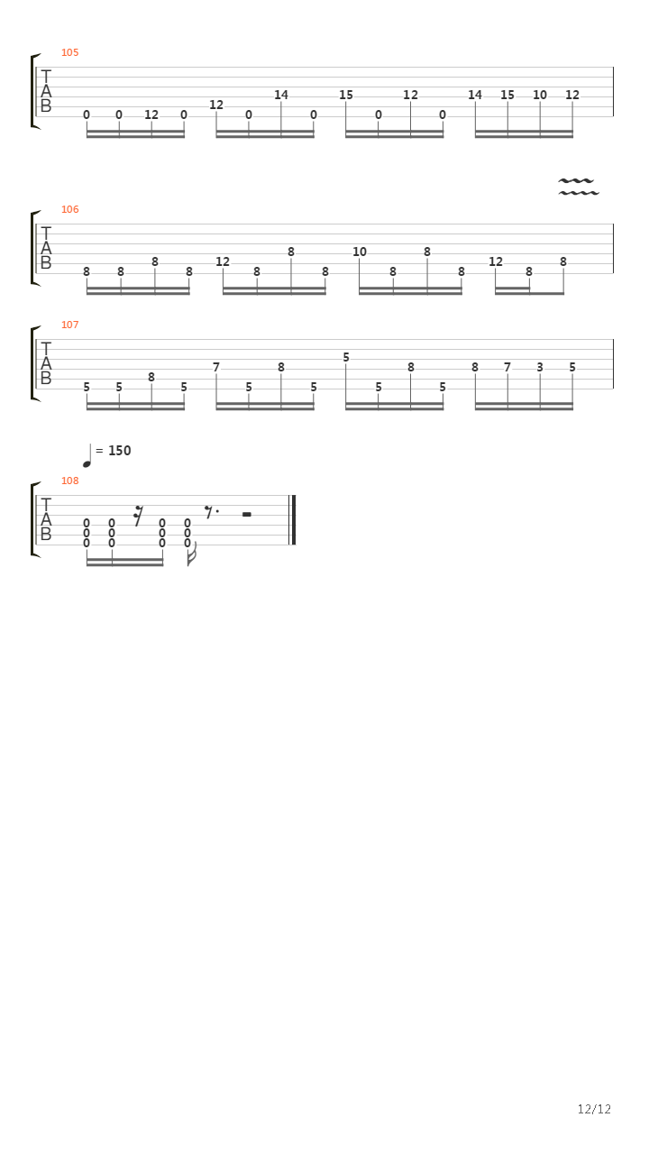 Annular Eclipse吉他谱